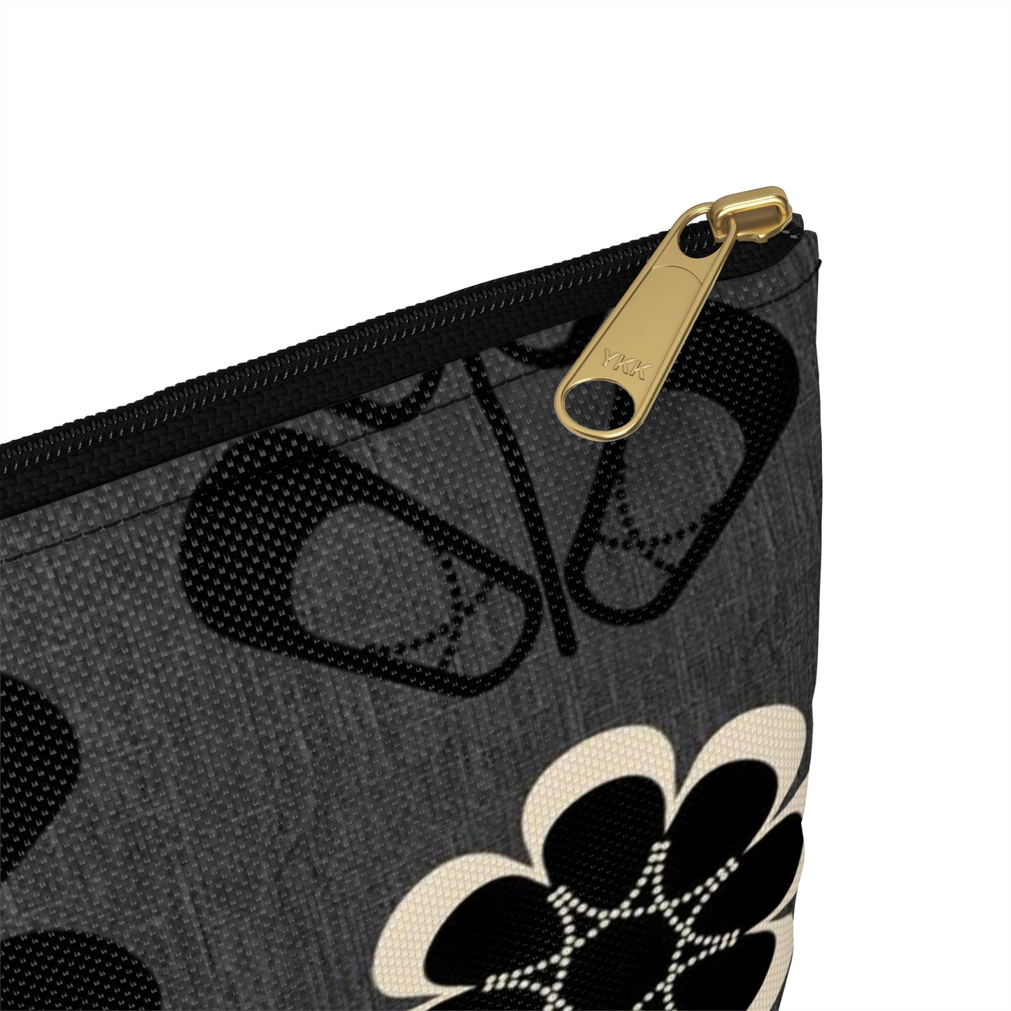 ACCESSORY POUCH: Ebony & Ivory