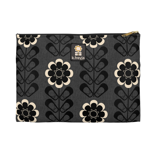 ACCESSORY POUCH: Ebony & Ivory