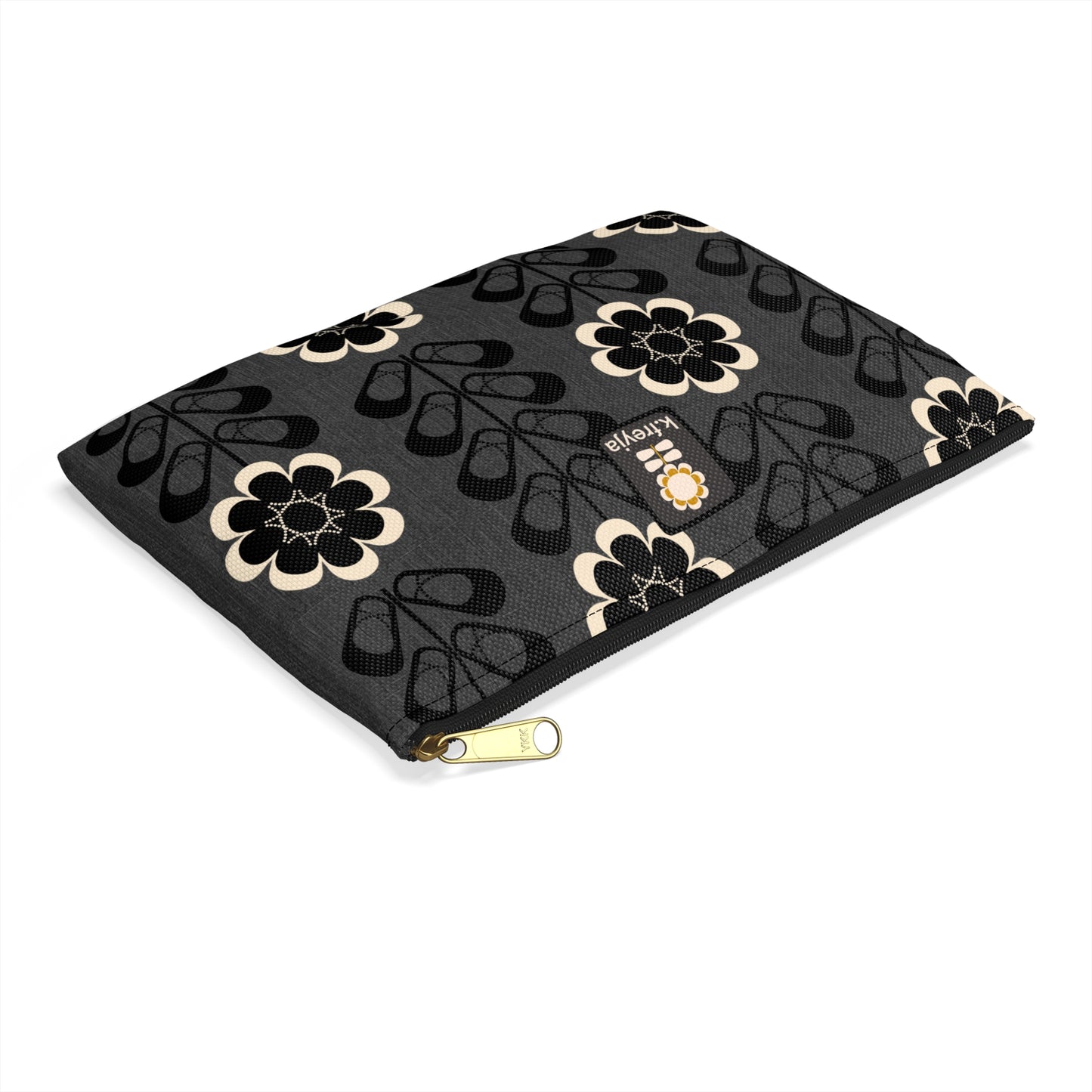 ACCESSORY POUCH: Ebony & Ivory