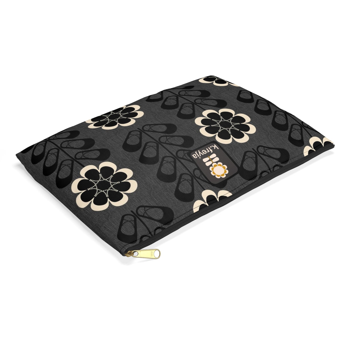 ACCESSORY POUCH: Ebony & Ivory