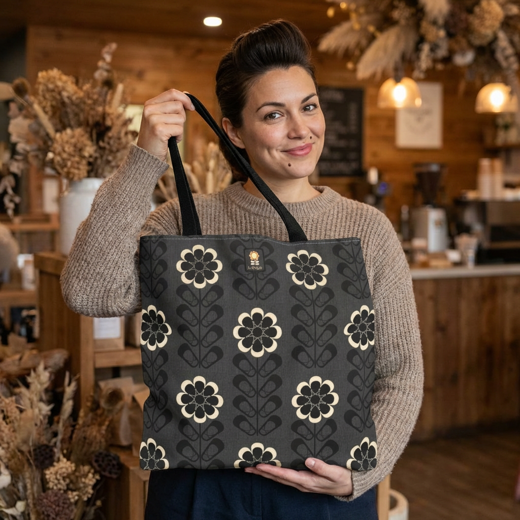 TOTE AROUND: Ebony + Ivory