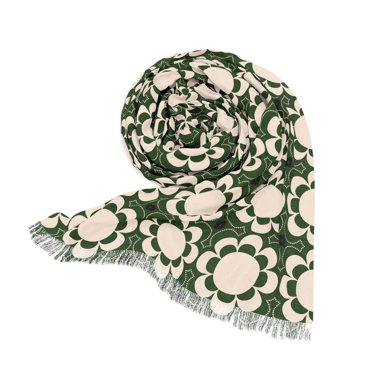 Buttery Soft Pashmina Scarf: The Ballymac ~ Light Scarf in Irish Greens