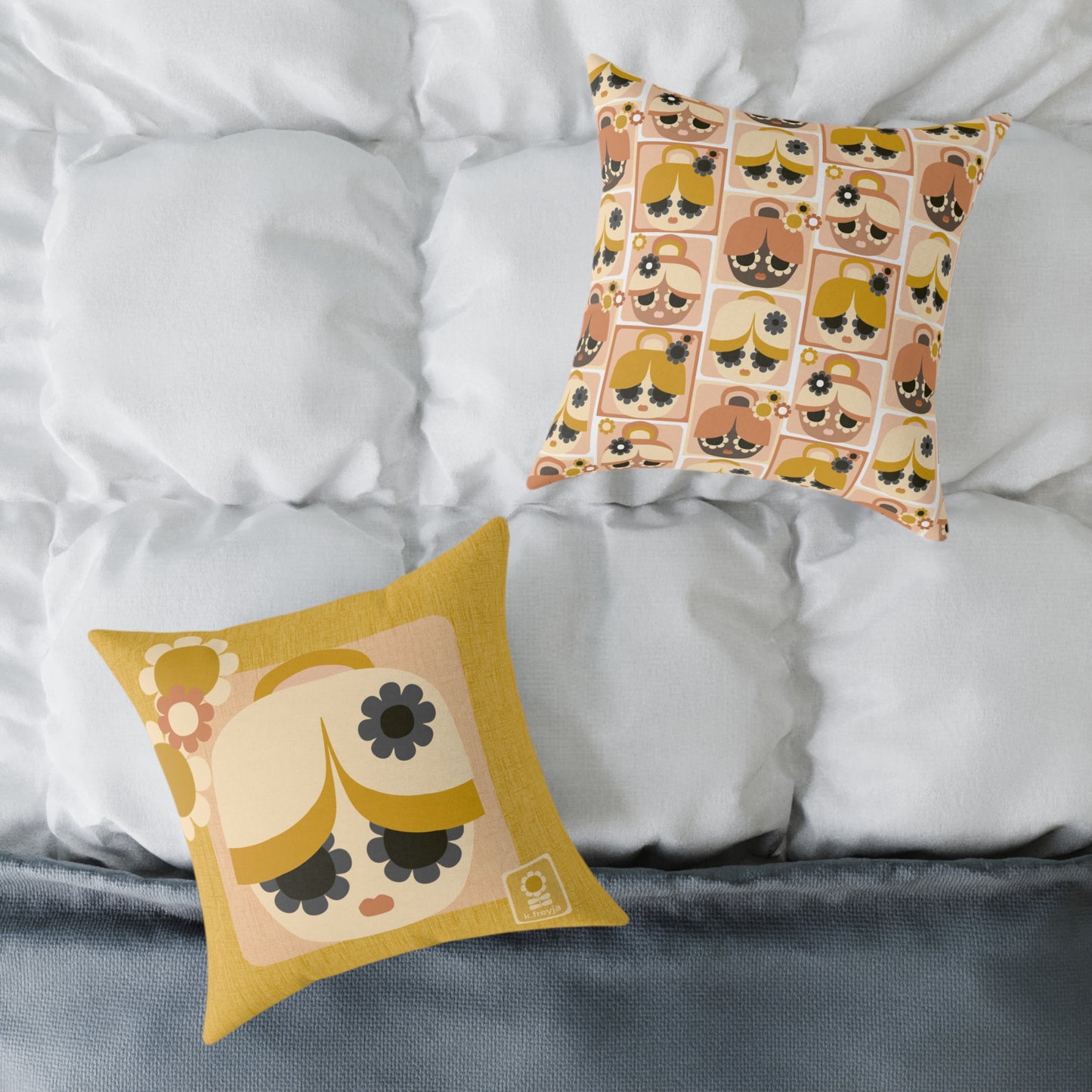 NO LUXE PILLOW: Madame Bun-Head ~ Pippa