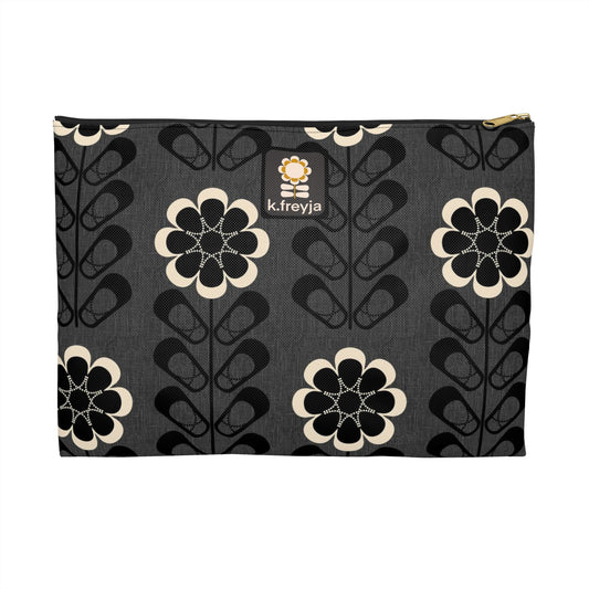 ACCESSORY POUCH: Ebony & Ivory